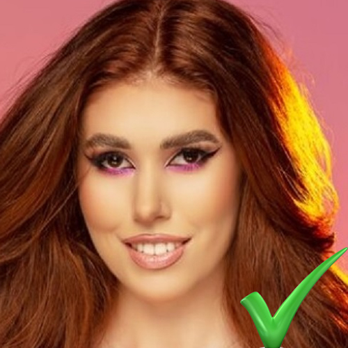 Try to use an image where the face is facing forward and as square on in the image as possible